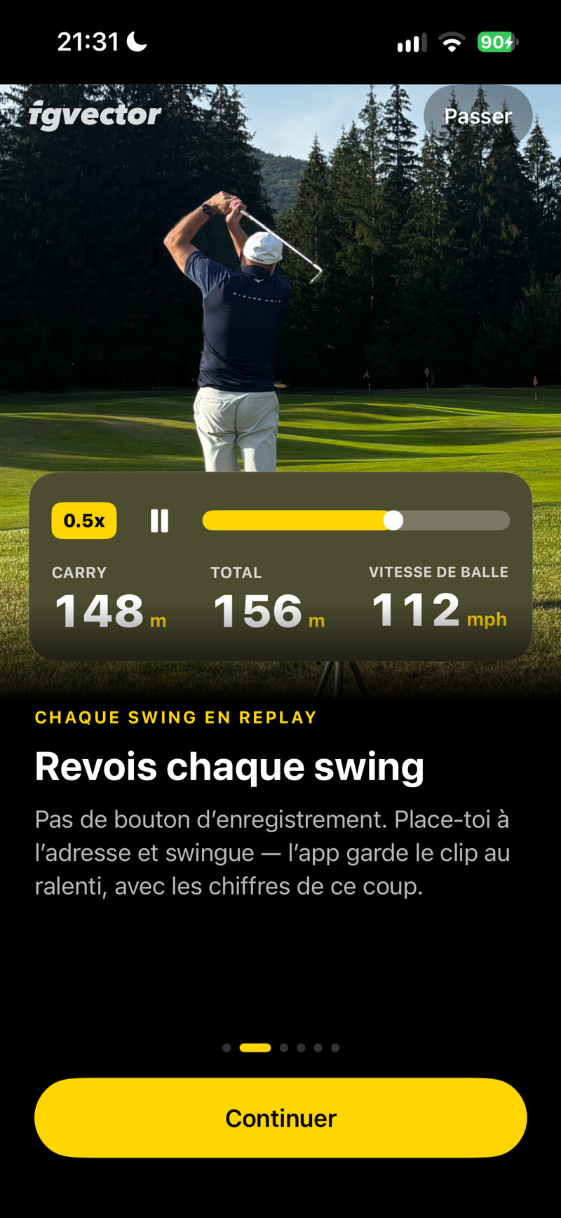 Revoyez chaque swing