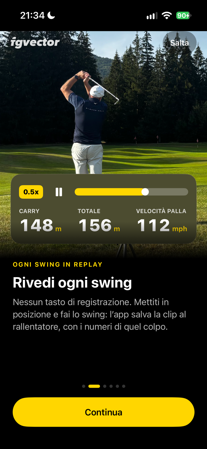 Rivedi ogni swing