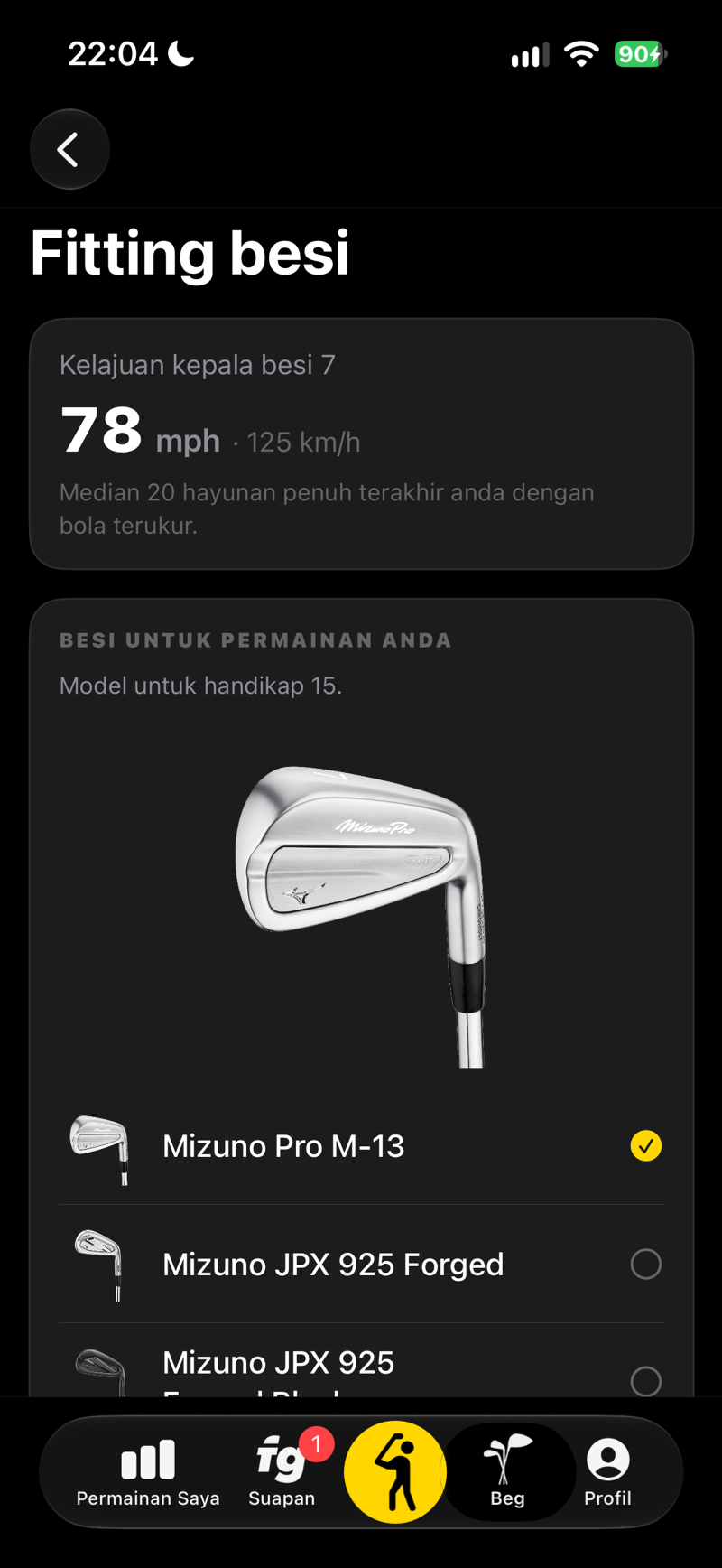 Fitting besi: kelajuan kepala besi 7 anda daripada pukulan yang diukur dan besi untuk permainan anda