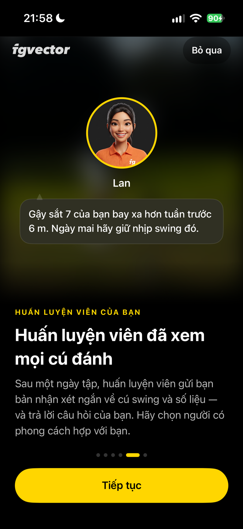 Huấn luyện viên đã xem mọi cú đánh